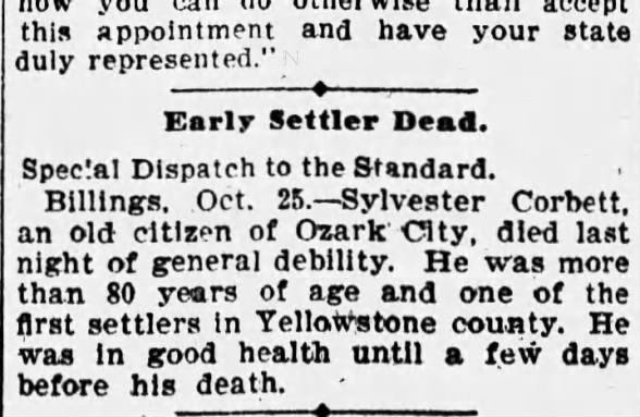 CORBETT Sylvester 1824-1902